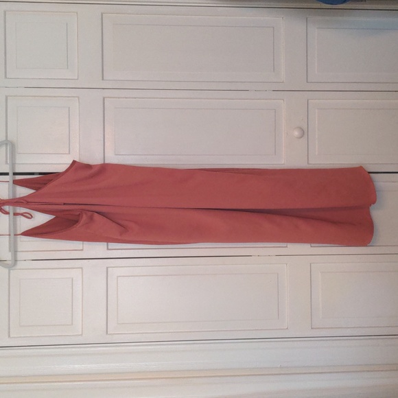 ⭐ 2/ $12 I ♥️ Joah salmon pink maxi dress size L - Picture 4 of 7